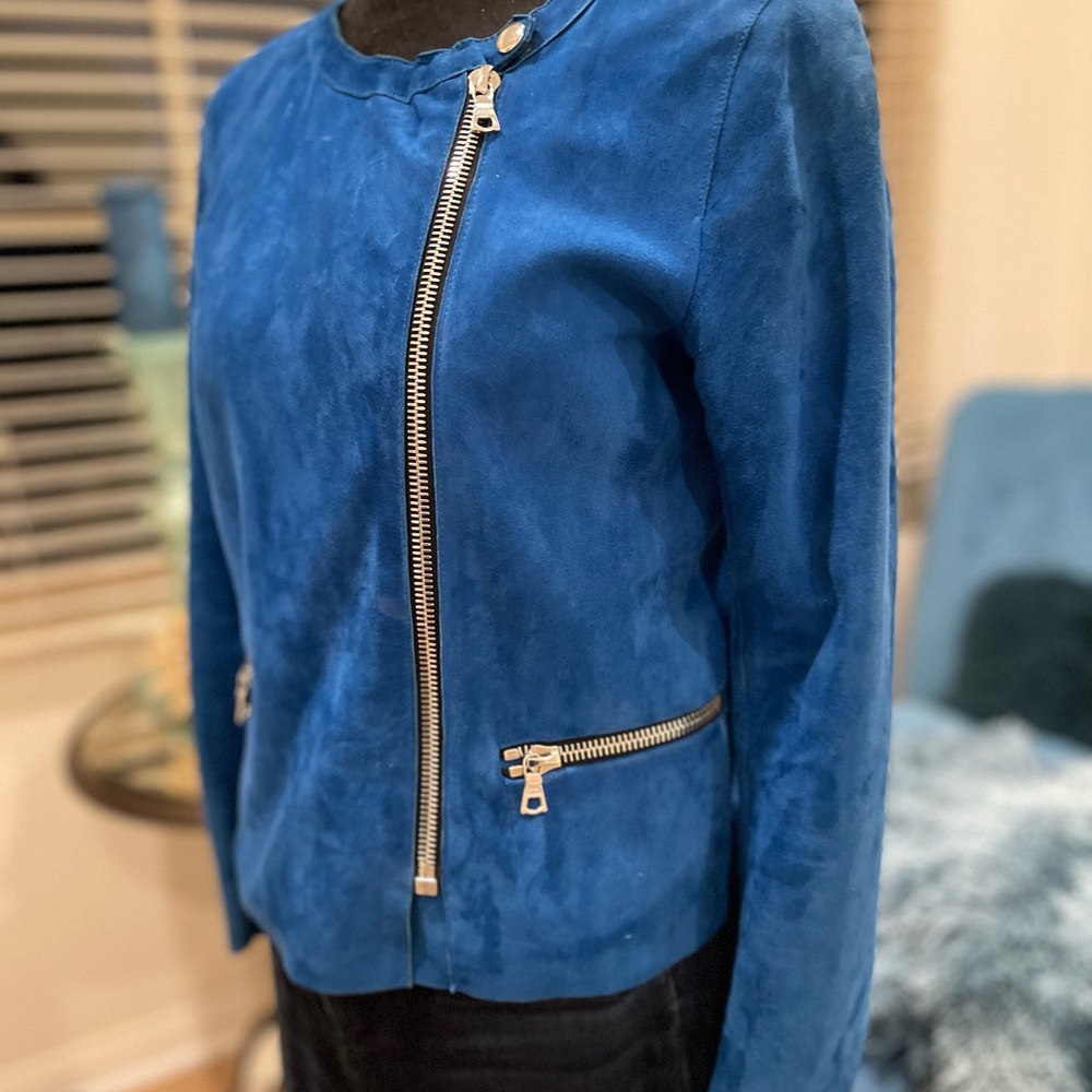 Sandro Paris Black Leather Jacket - Picture 7 of 10
